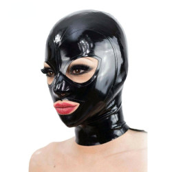 BDSMaster Cagoule en Latex Texie Noir